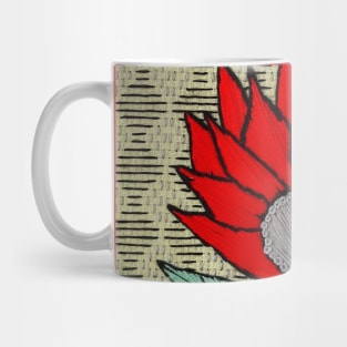 Japan Red Floral Mug